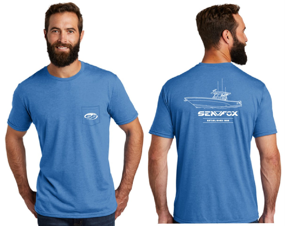 AB X WIND AND SEA T-SHIRTS (BLUE) - ARCHIVE BOLD | 60
