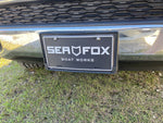 Sea Fox Boat Works Matte Black License Plate