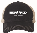 Sea Fox Boat Works Garment Washed Trucker Hat
