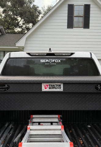 Sea Fox Boat Works Vinyl Sticker 12"